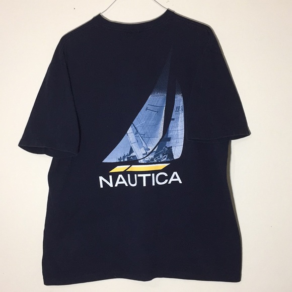 Nautica Other - 🔥Vintage 1990s Nautica Big Sail Boat T-Shirt